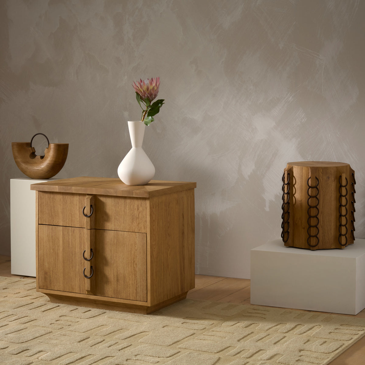 Ring Nightstand Chest