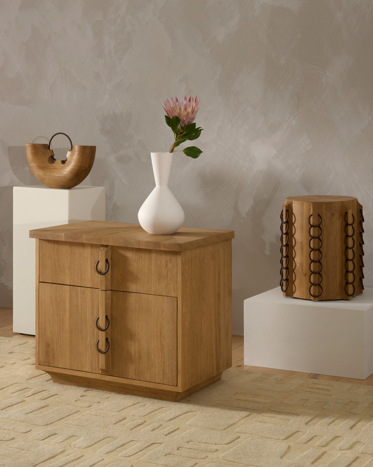 Ring Nightstand Chest