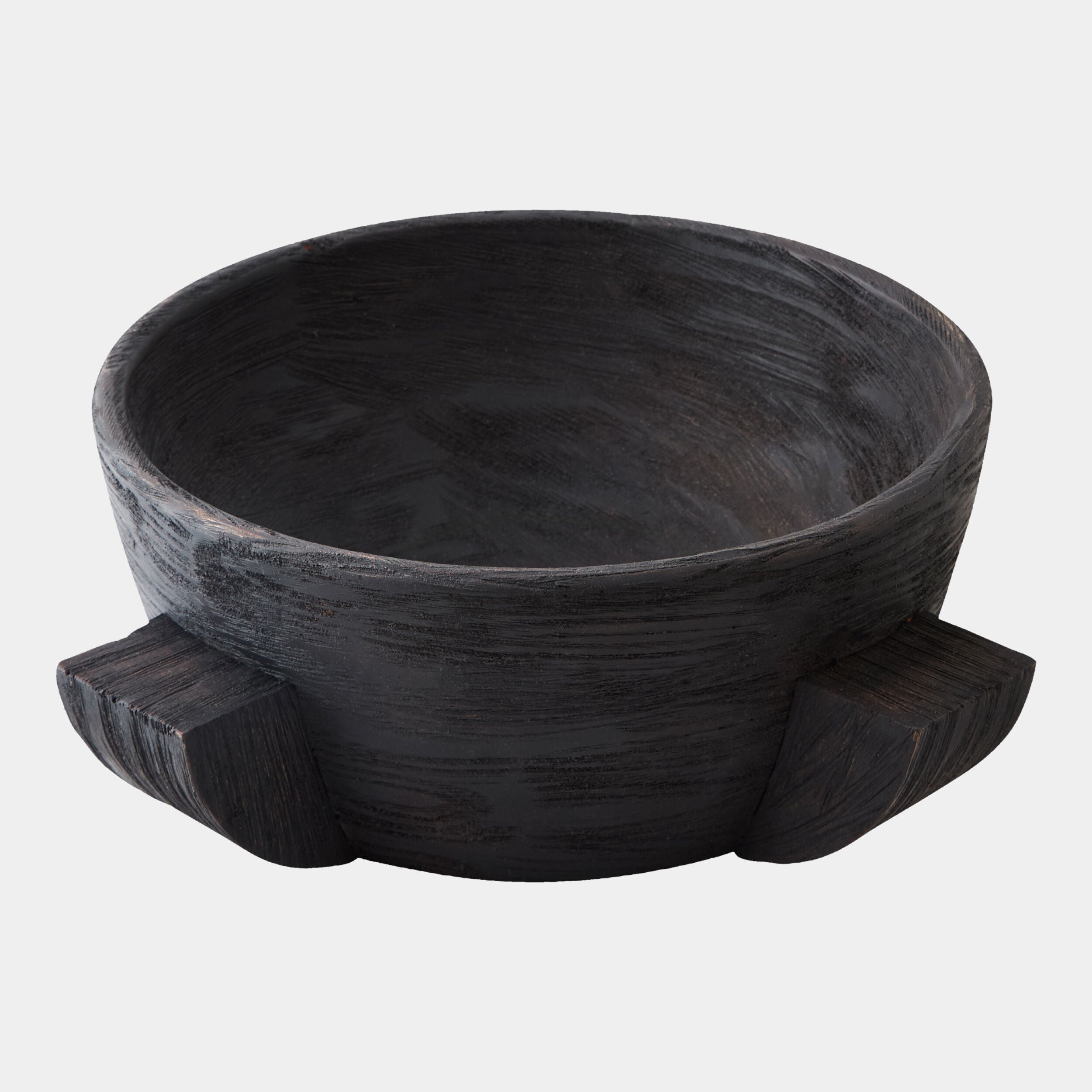 Sahad Dome Bowl-Ebonized-Sm