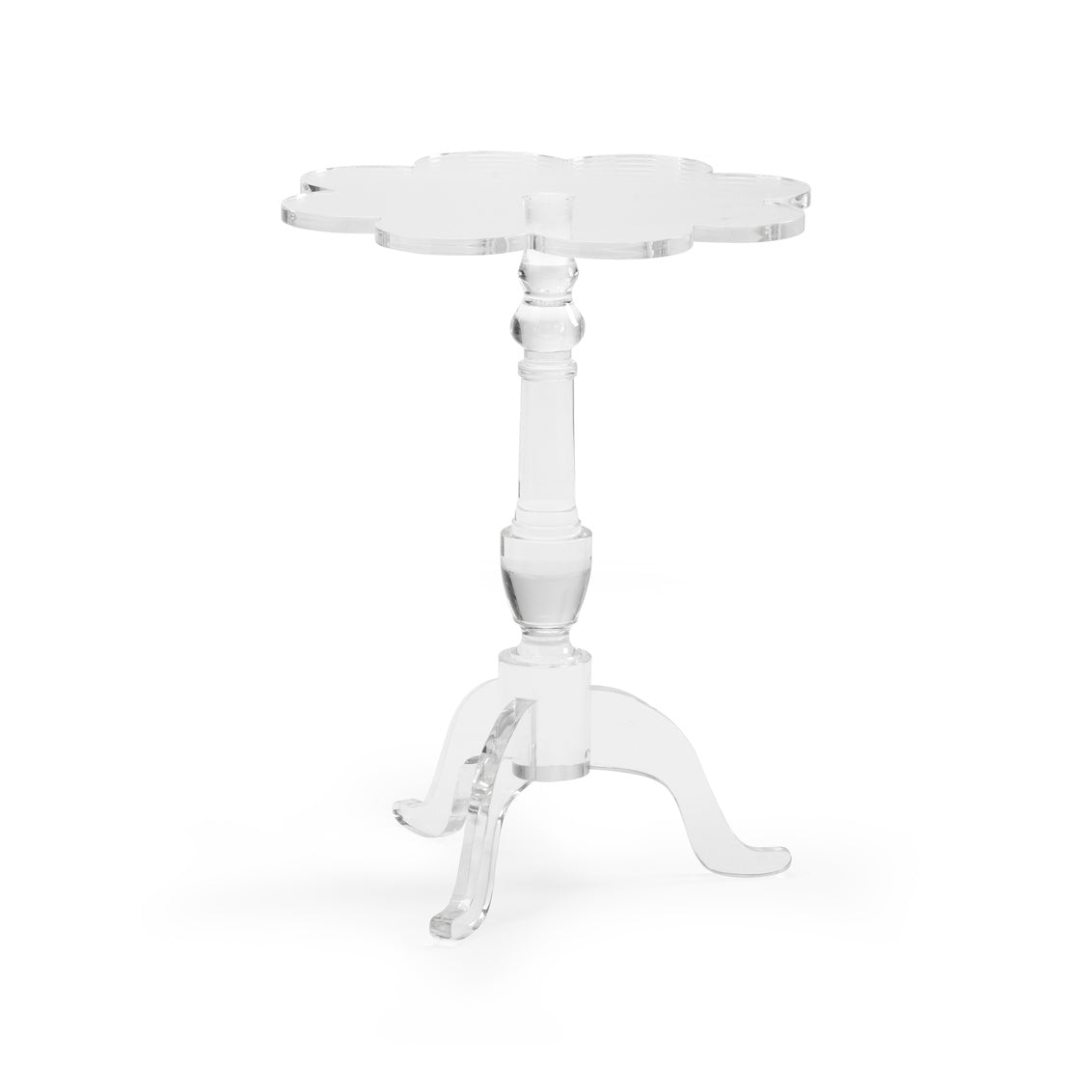 Mount Pleasant Side Table in Clear / Acrylic - Chelsea House