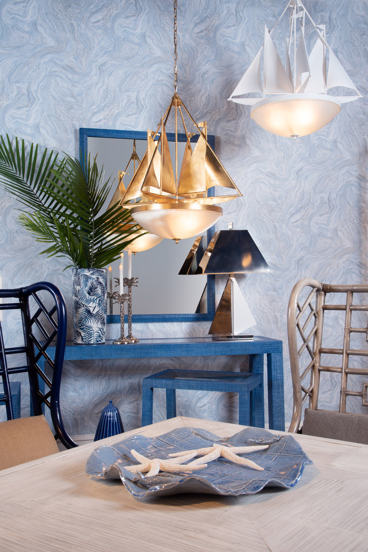 Boca Game Table - Whitewashed