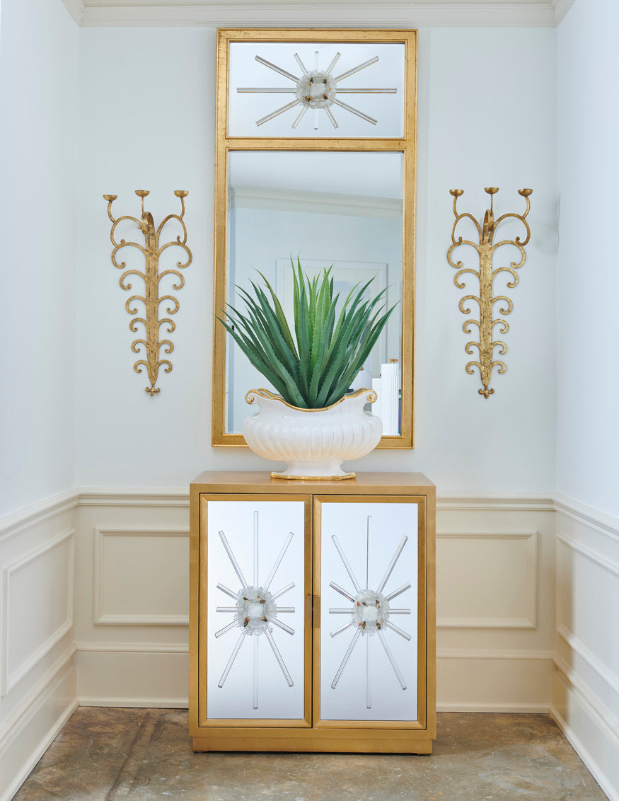 Crystal Trumeau Mirror in 62 / Wood - Chelsea House