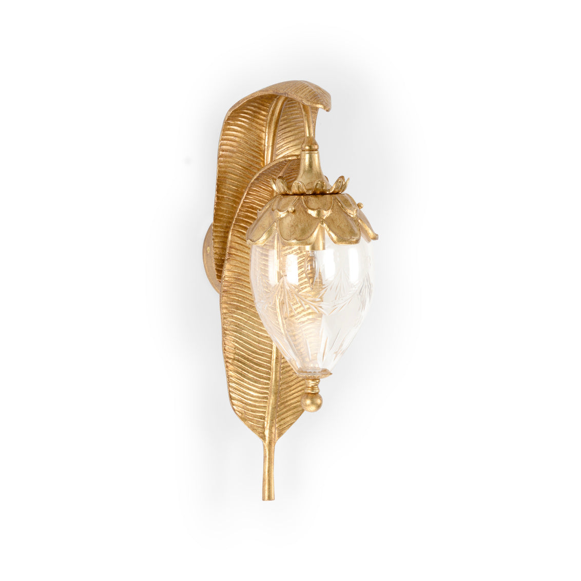 Gold Leaf Sconce (Lg)