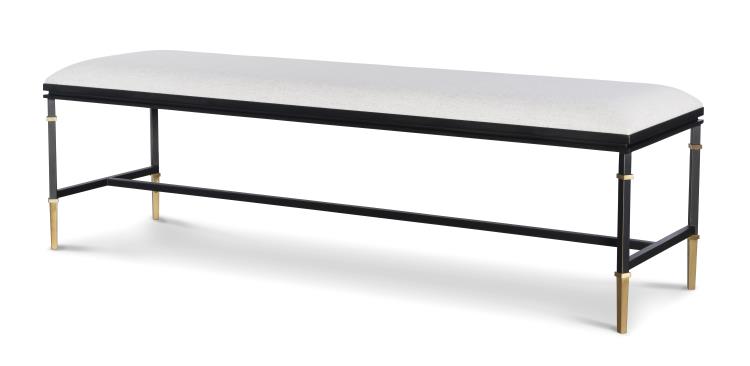 Monterey Upholstered/Metal Bench