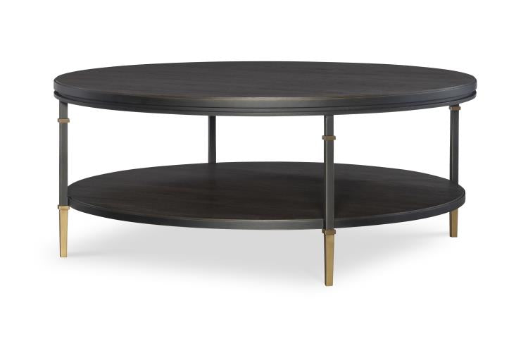 Monterey Round Cocktail Table - Hawthorne Dark