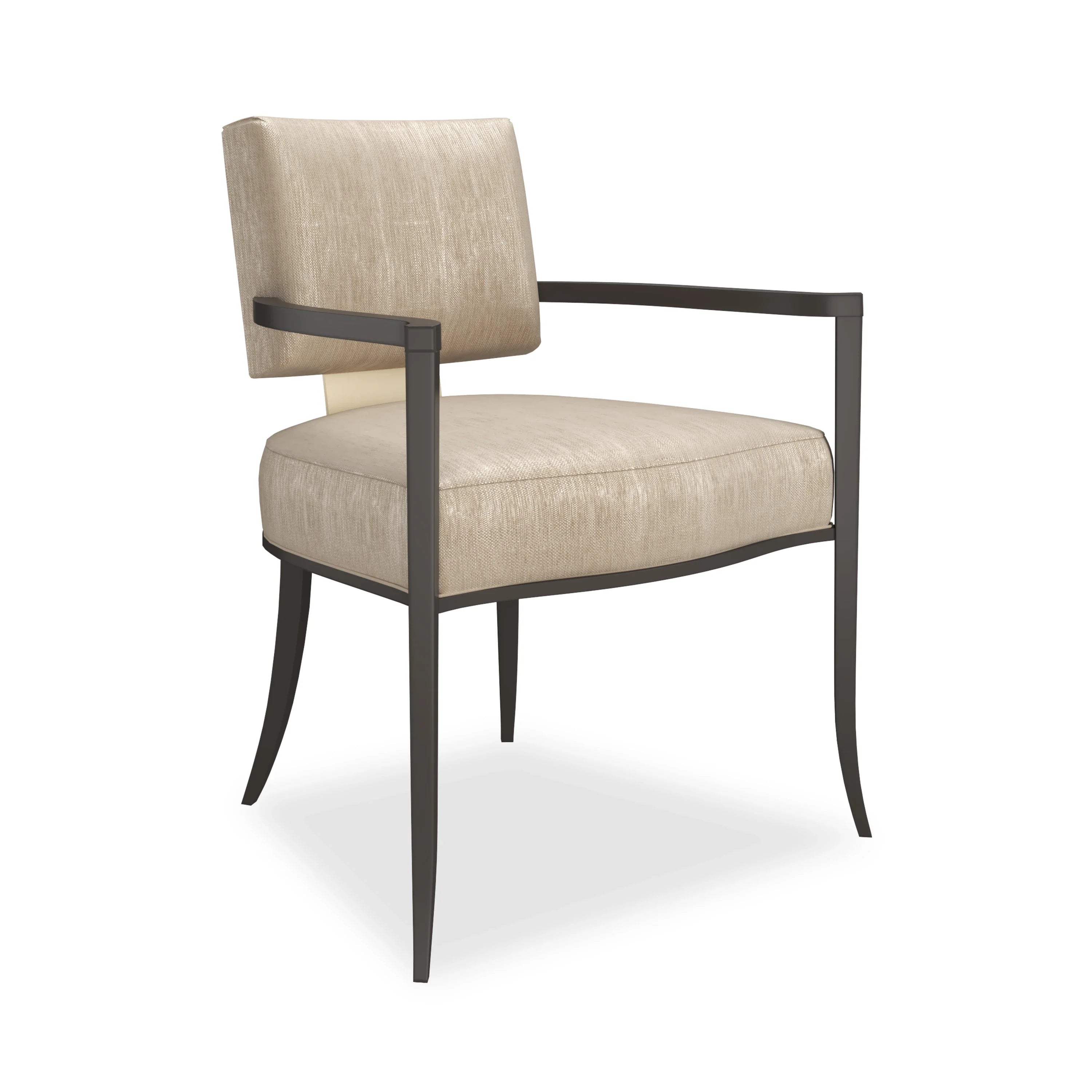 Reserved Seating Arm-Oatmeal – Dining Chairs by Caracole | Sutter & Vale