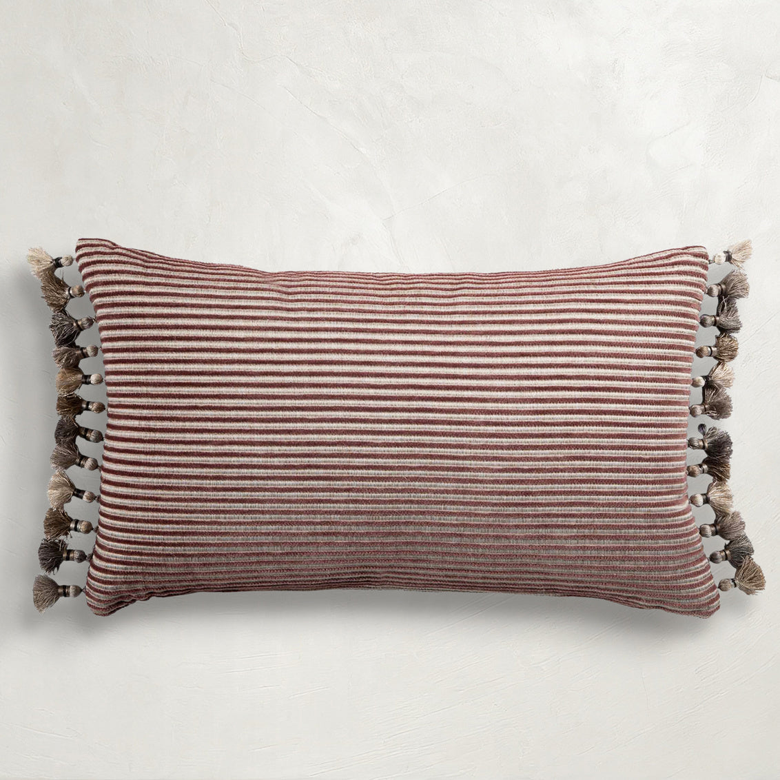 Textured Stripe Rose Poly 14x24