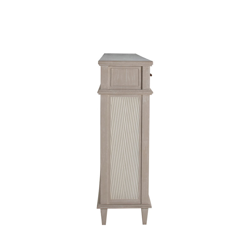 Isaac Long Cabinet - White