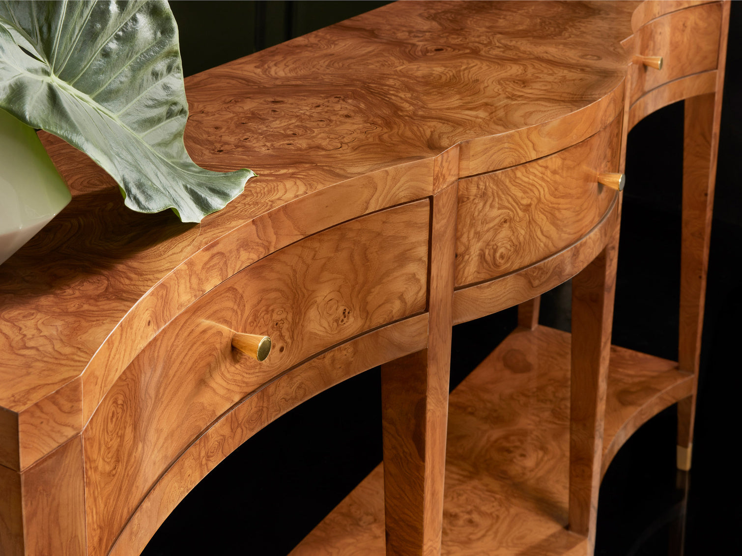 Serpentine Console-Olive Ashe – Consoles by Modern History | Sutter & Vale