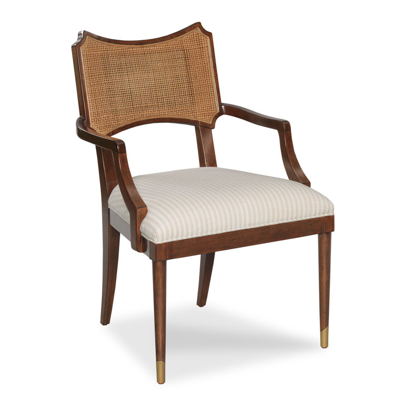Powers Cane Arm Chair