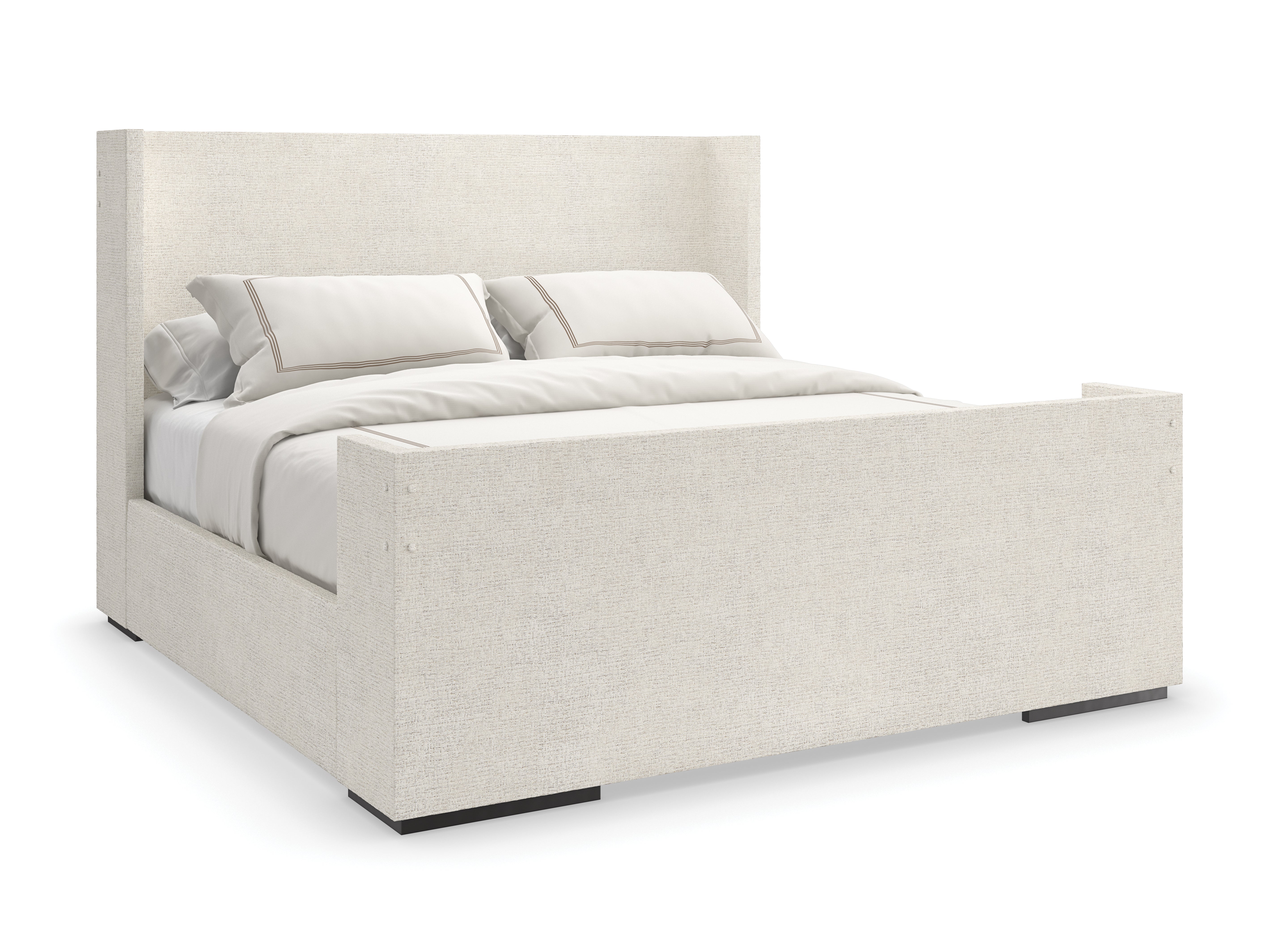 * Shelter Me King Bed B-Ivory