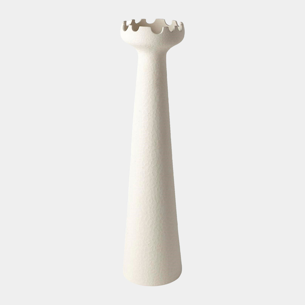 Muguet Vase-Matte White