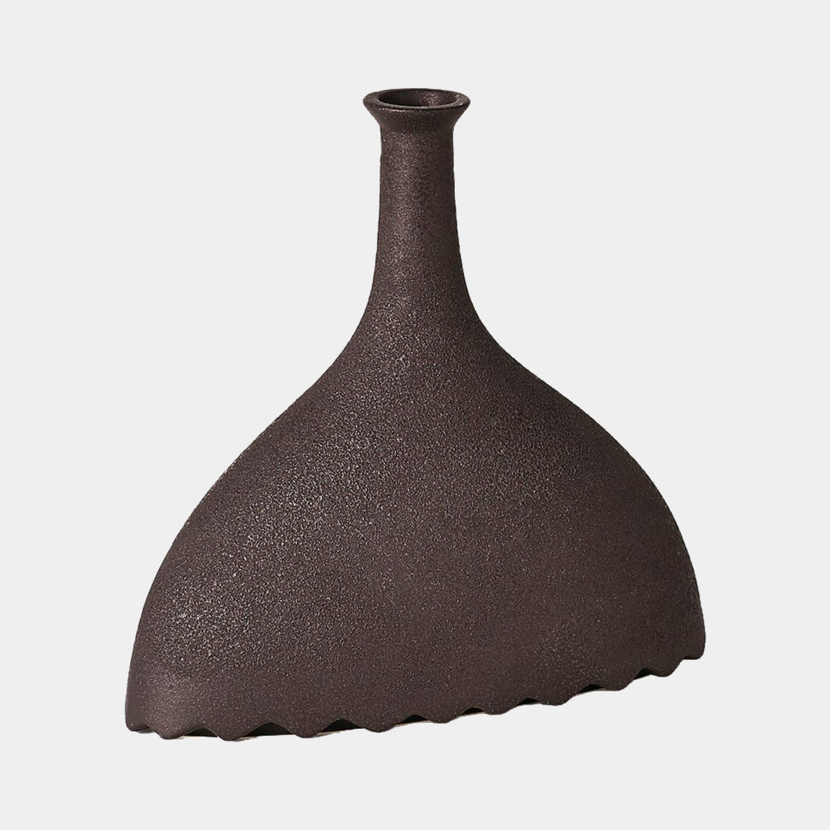 Noelle Geometric Vase-Black