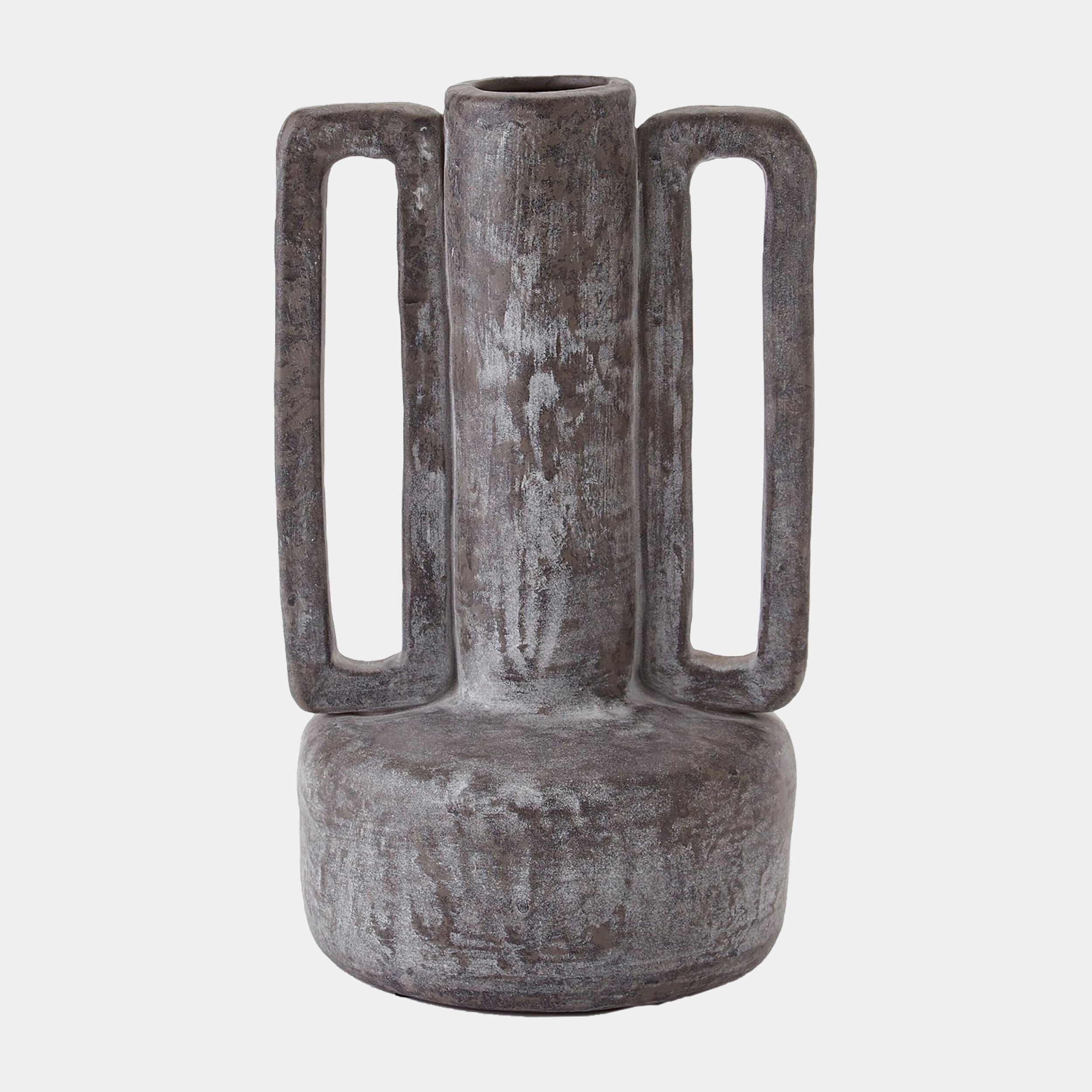Bretagne Vase-Dark Gray