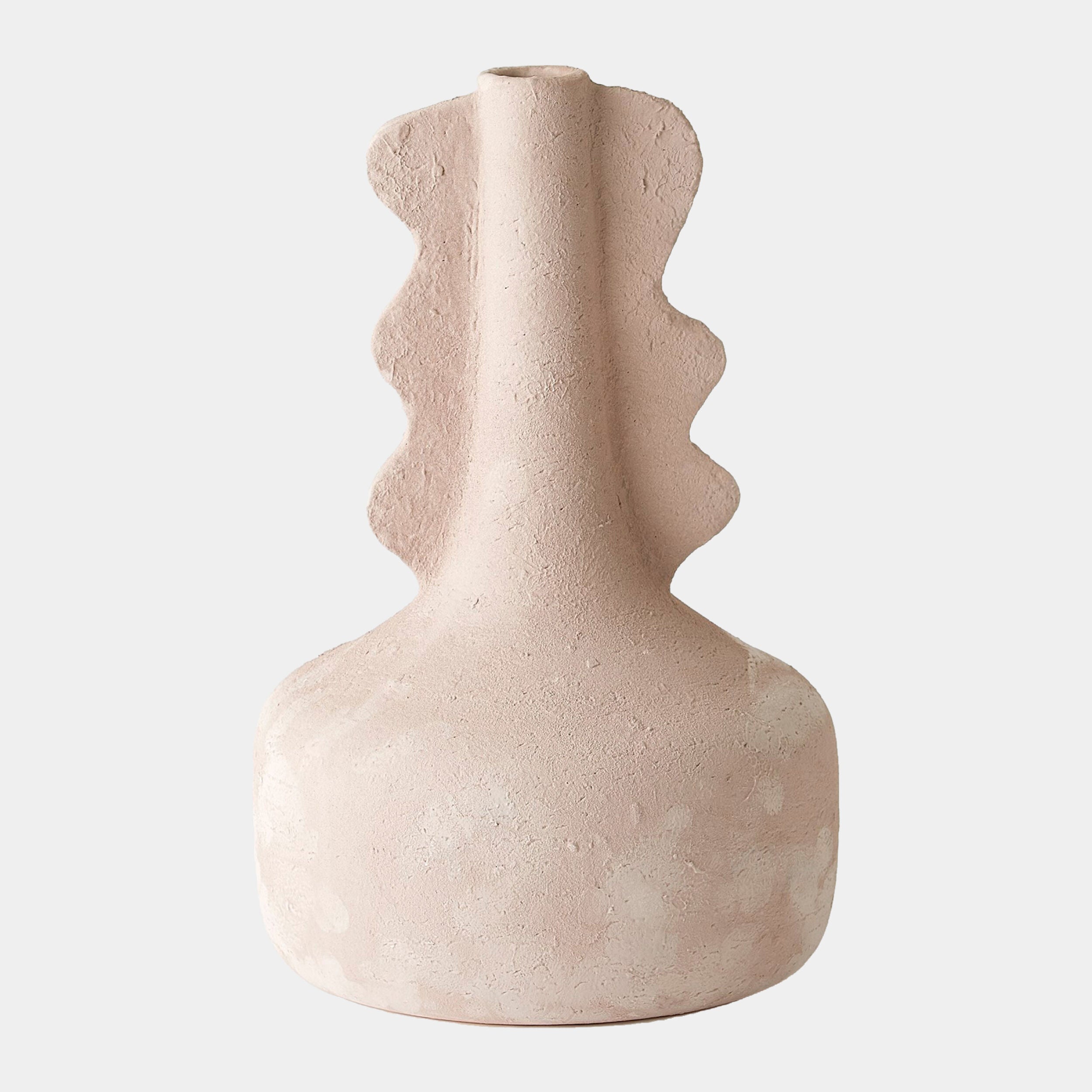 Anouar Vase-Buff-Med