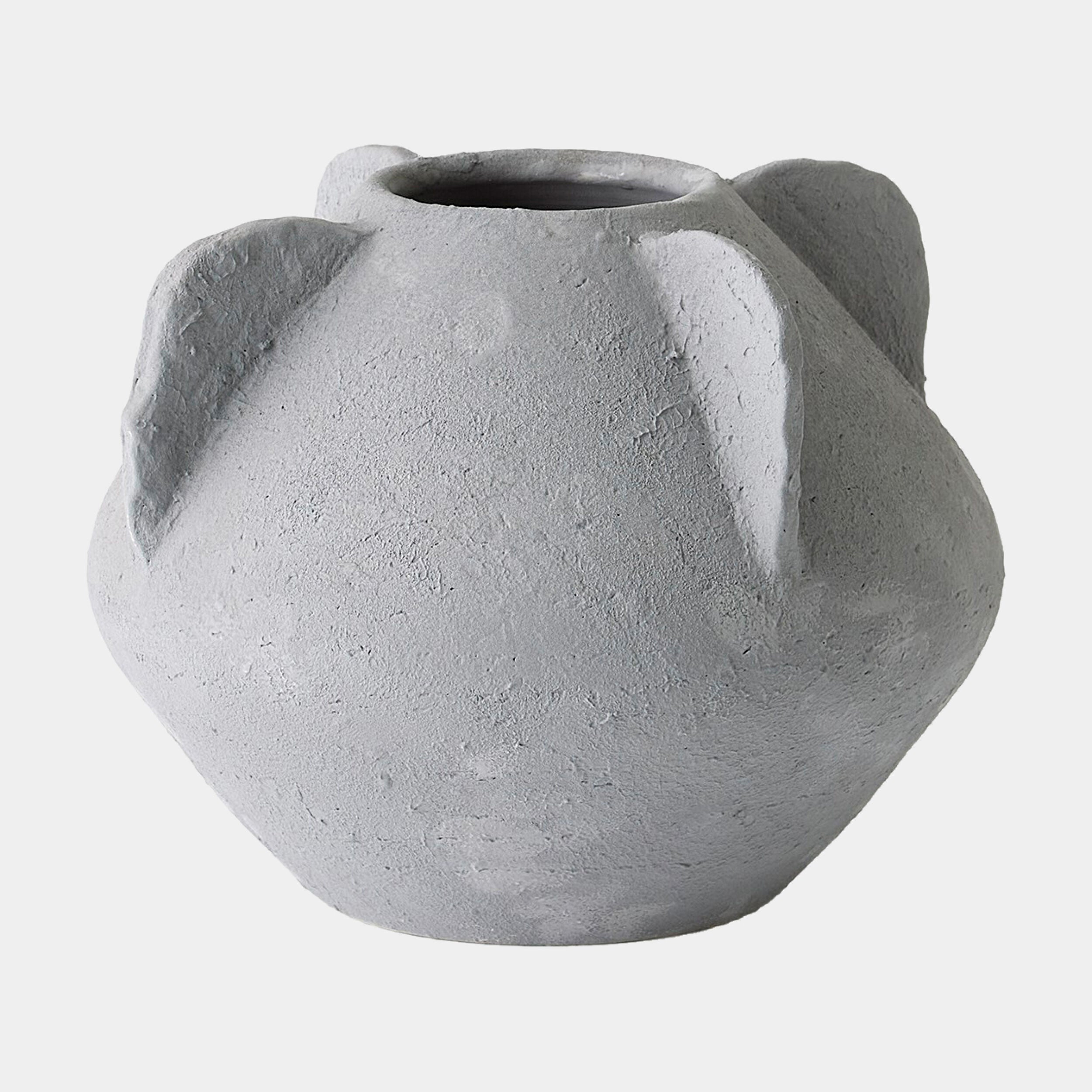 Anouar Vase-Gray-Sm