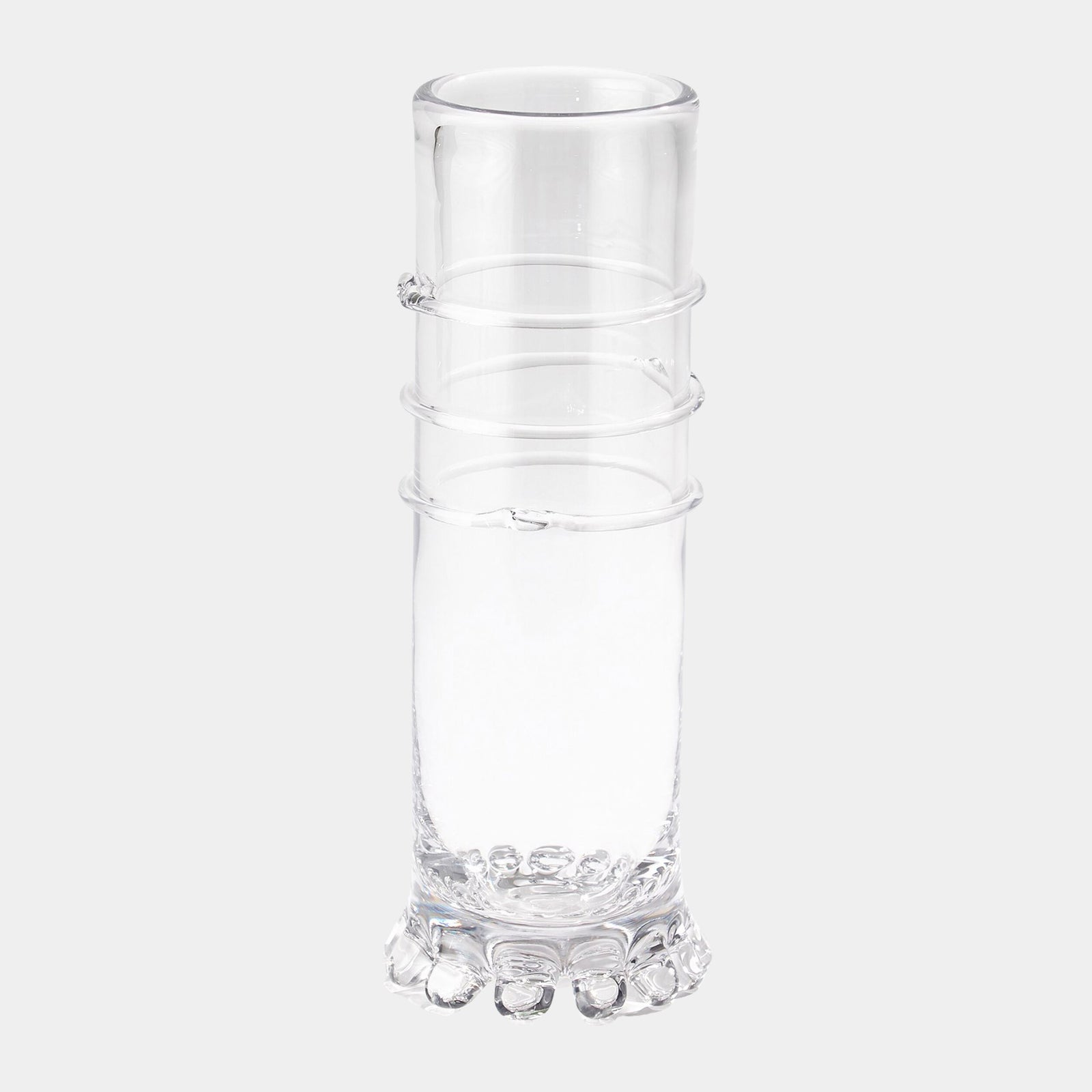 Verre Lisse Vase-Clear