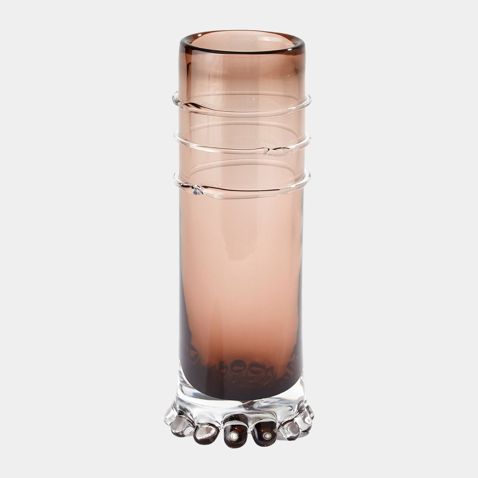 Verre Lisse Vase-Dore