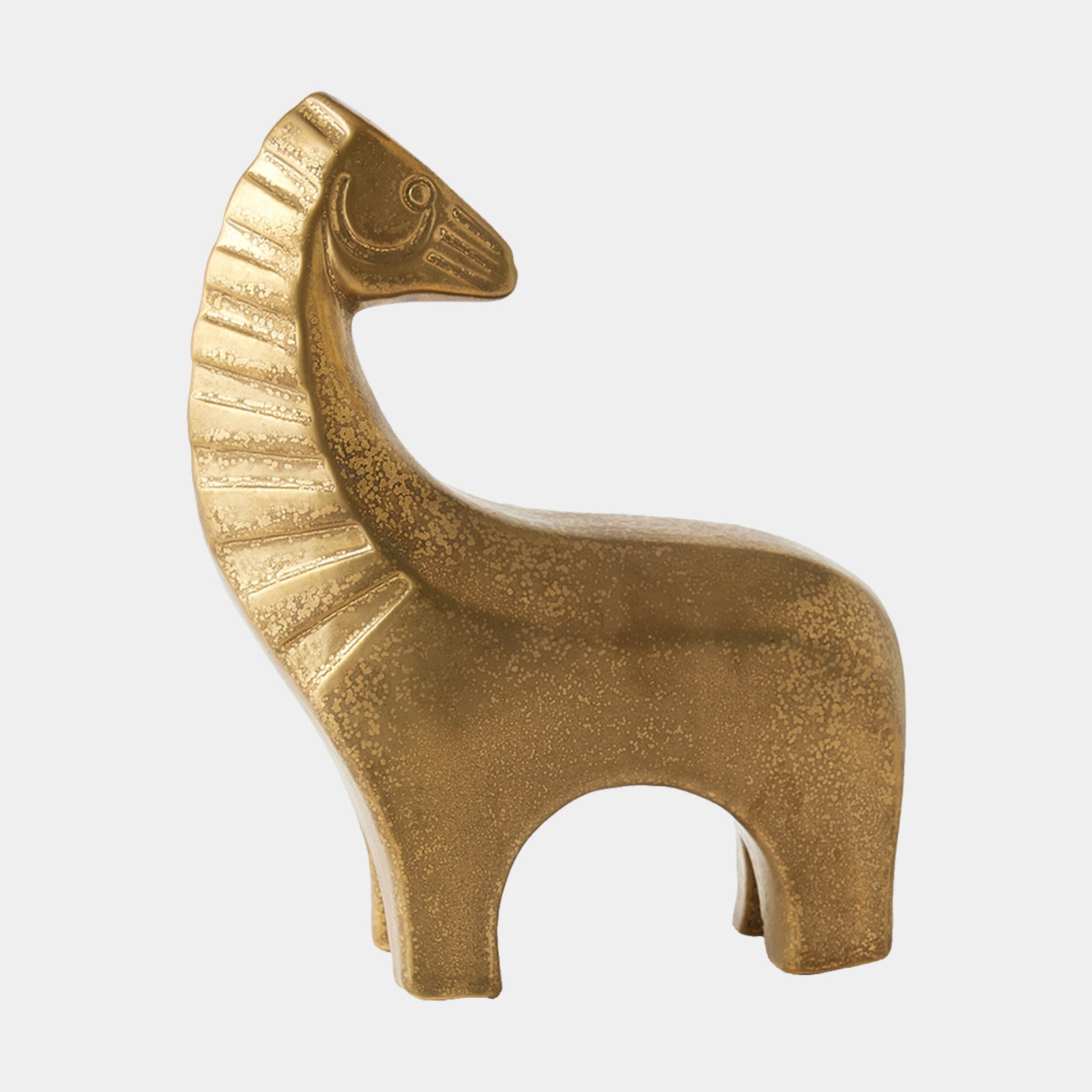 Les Animaux-Cheval-Matte Antique Gold