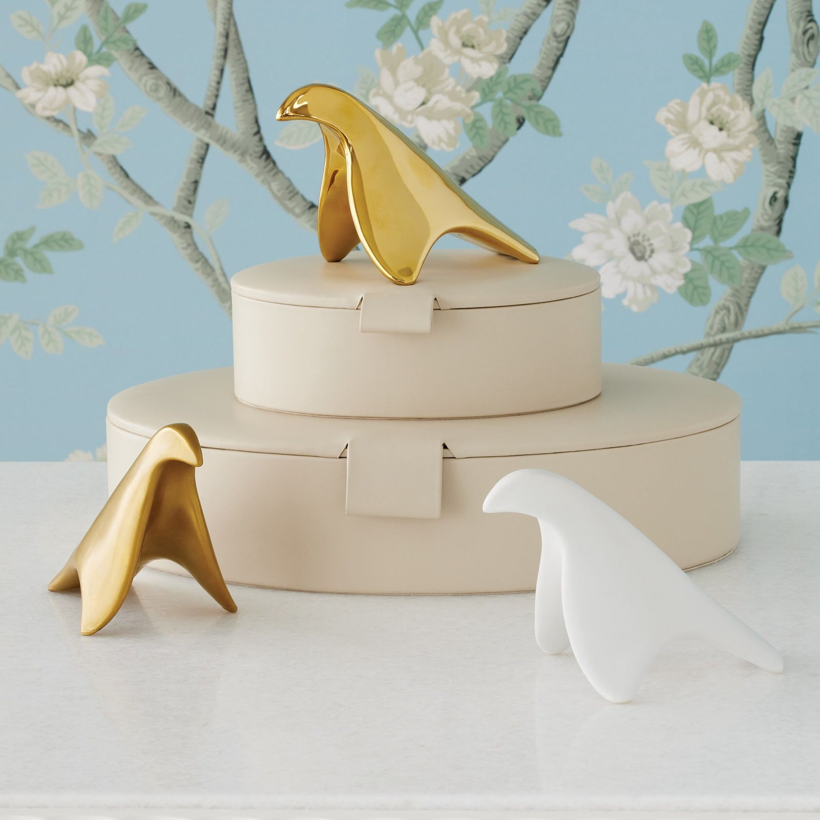 Les Animaux-Colombe-Matte Antique Gold