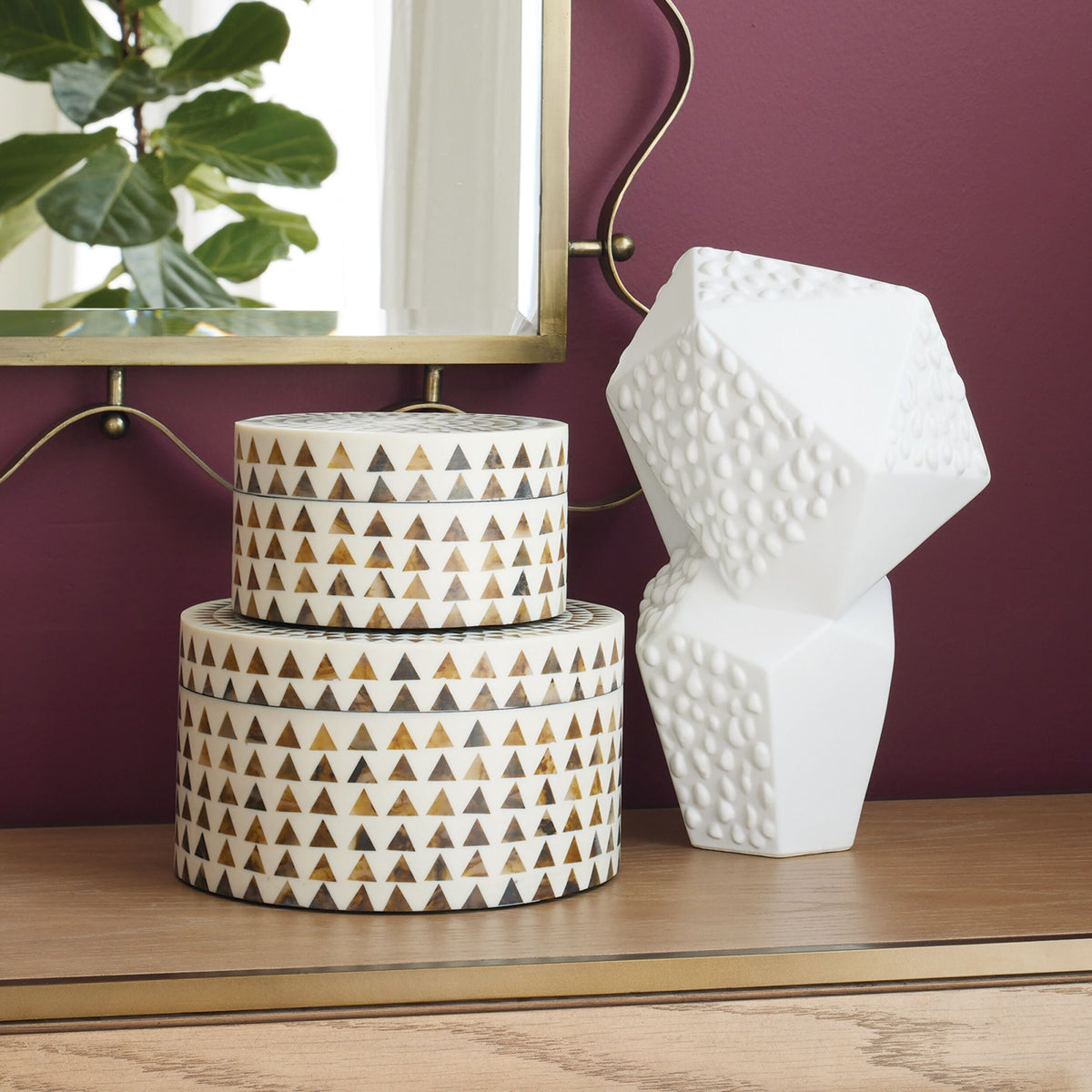 Les Facettes Sculpture-Matte White