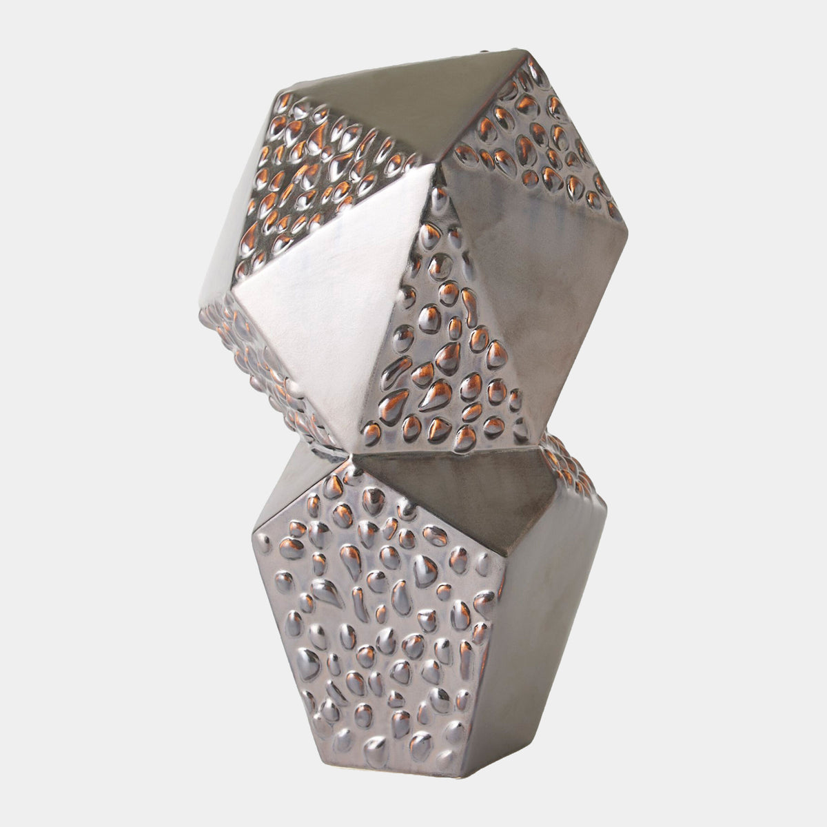 Les Facettes Sculpture-Matte Antique Bronze