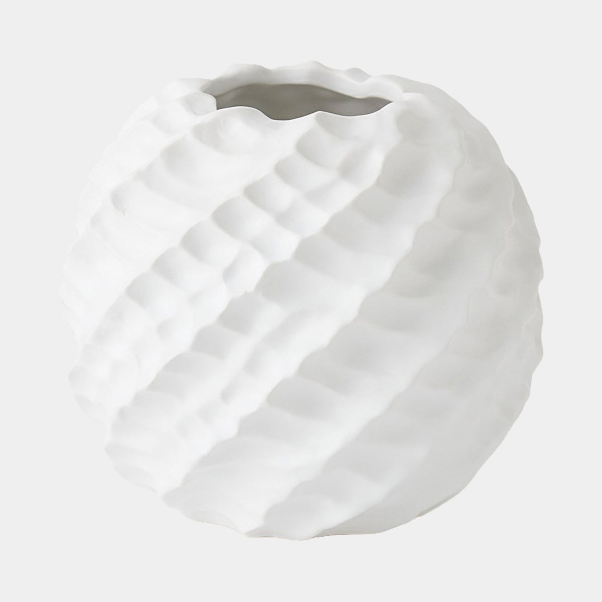 Cadoret Vase-Matte White
