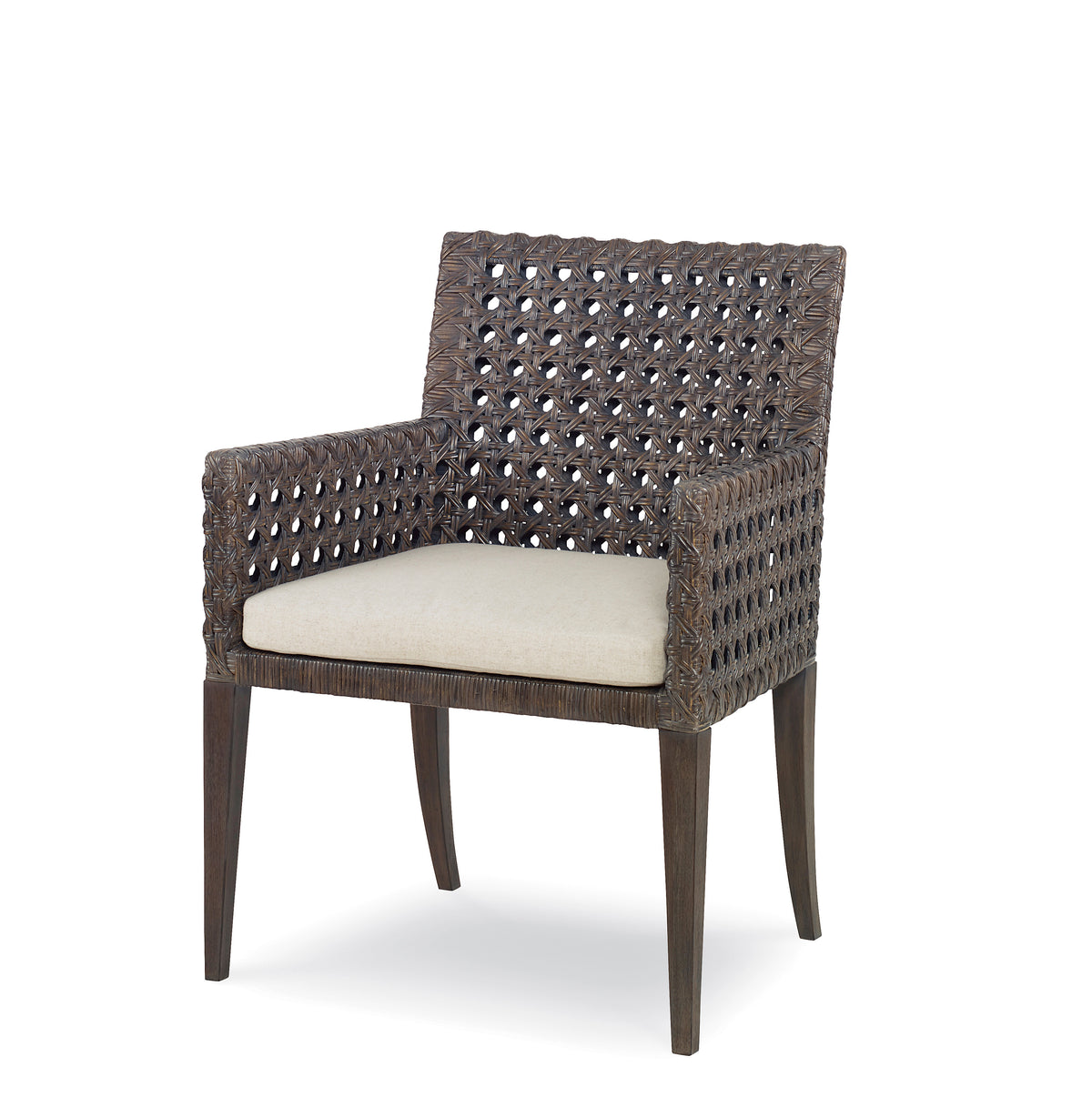 Litchfield Arm Chair - Mink Grey/Flax