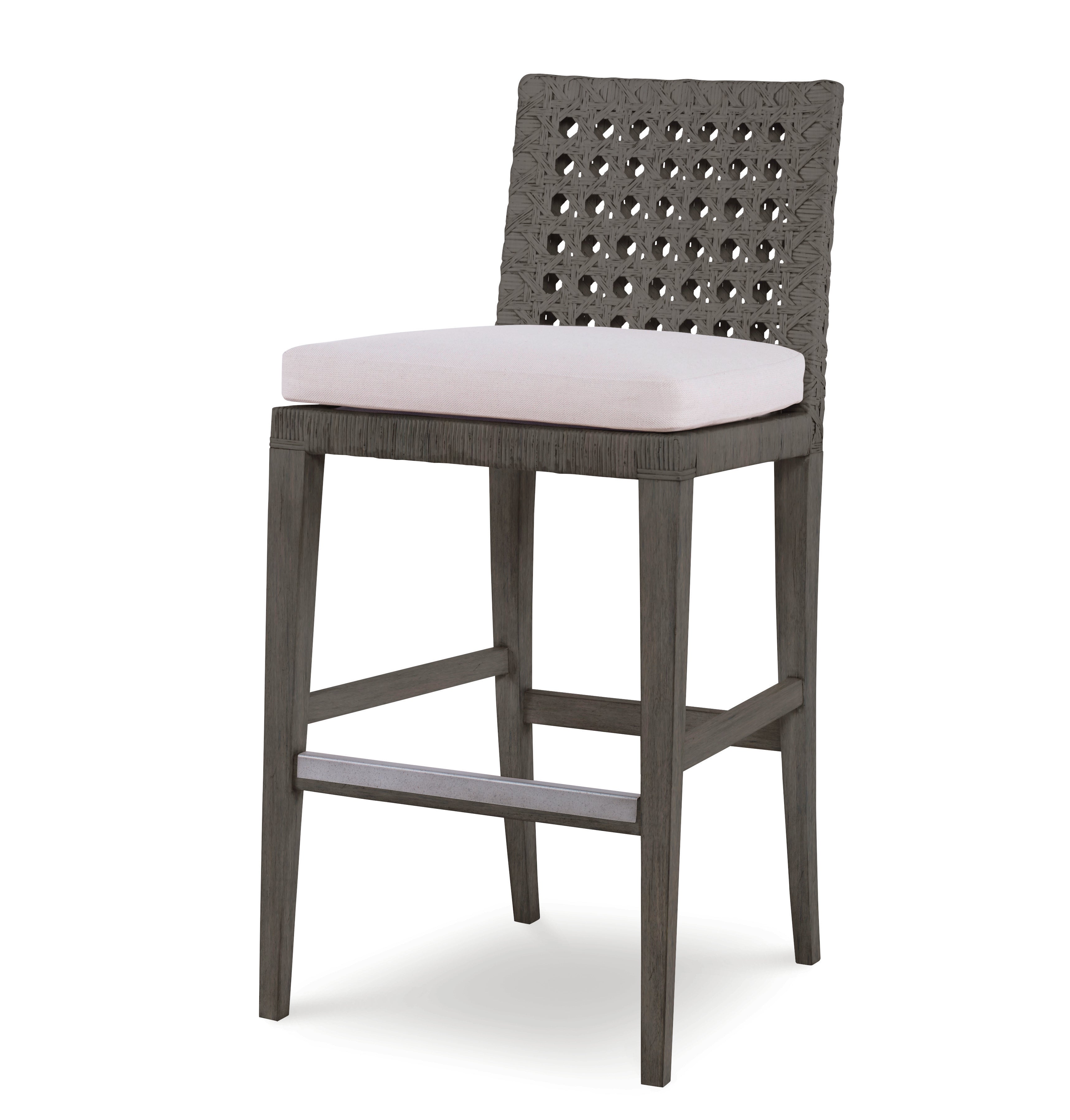 Litchfield Bar Stool - Mink Grey/Flax
