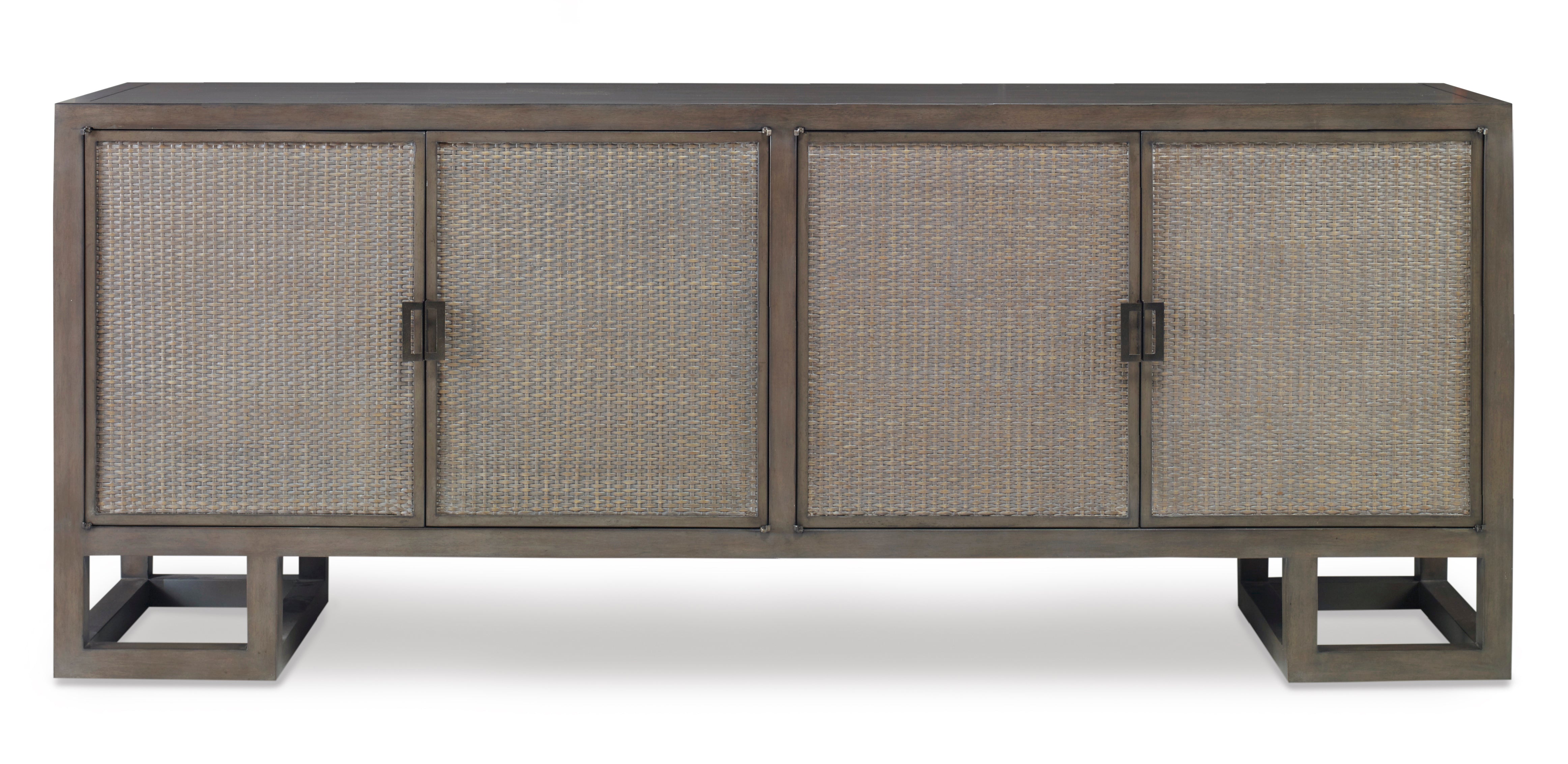 Mackinaw 4 Door Credenza-Mink Grey