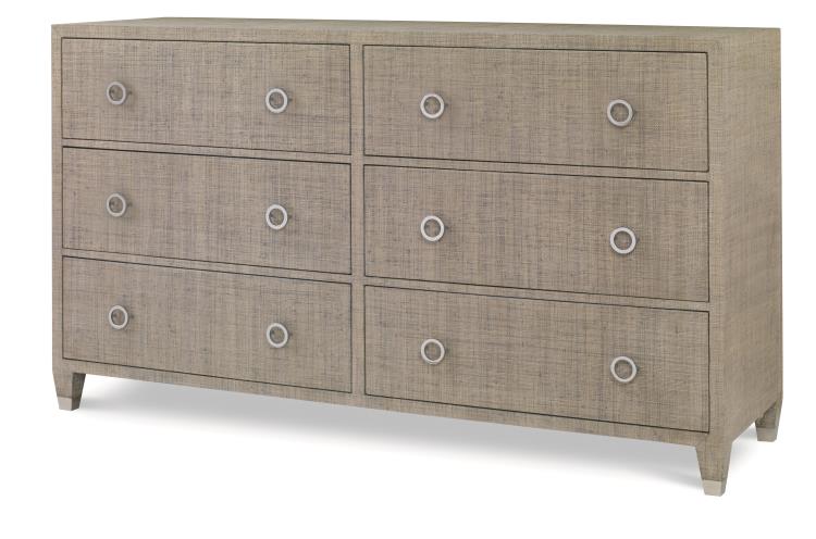 Charleston 6 Drawer Dresser-French
