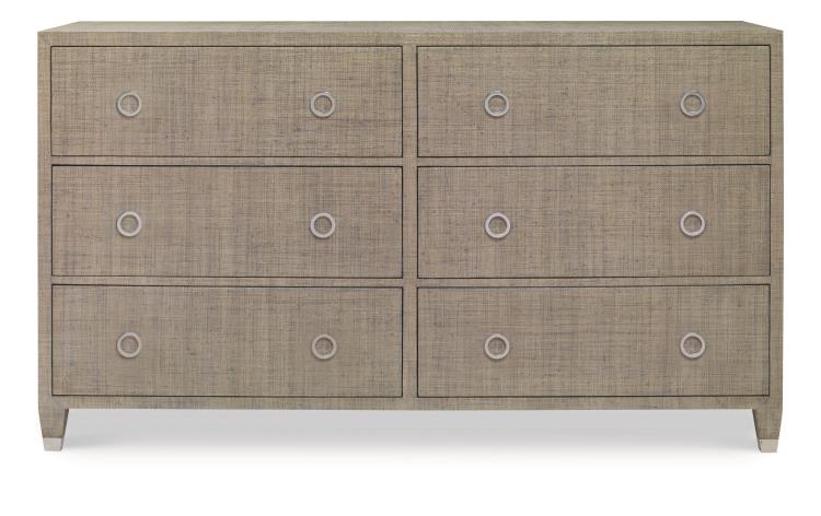 Charleston 6 Drawer Dresser-French