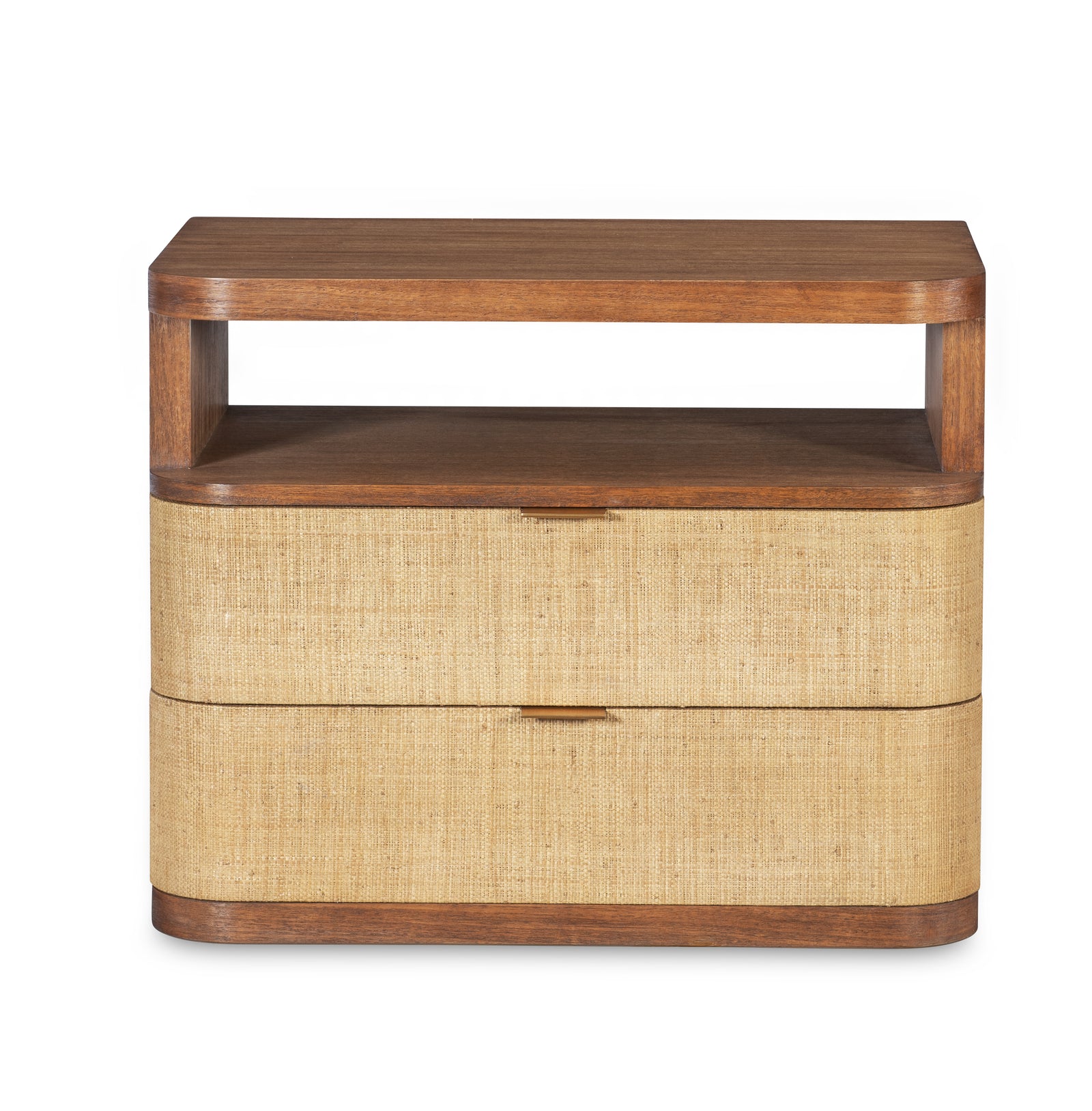 Cruz Two Drawer Large Nightstand