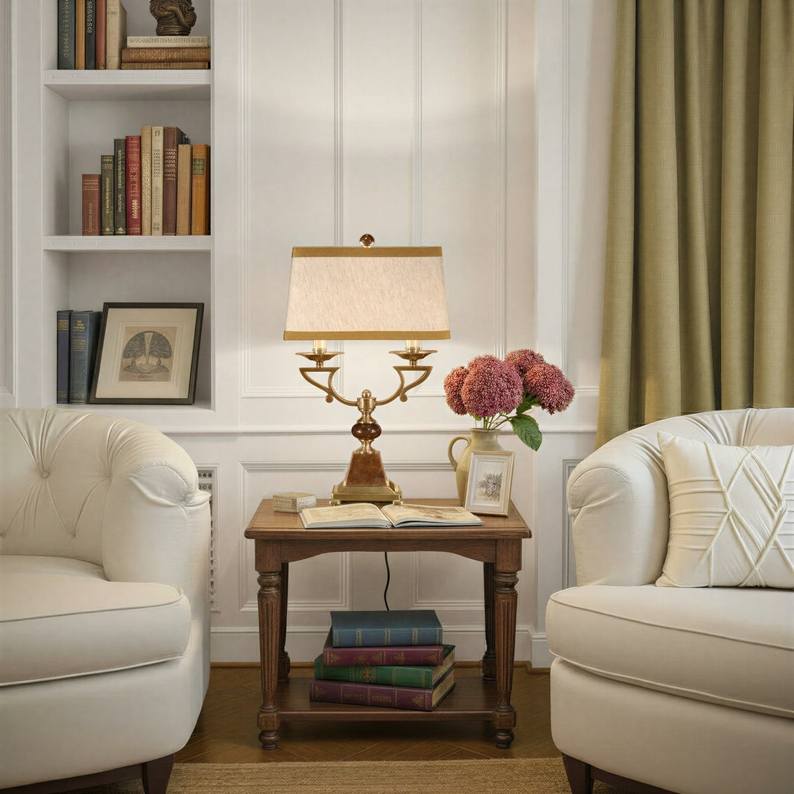 Double Candle Lamp