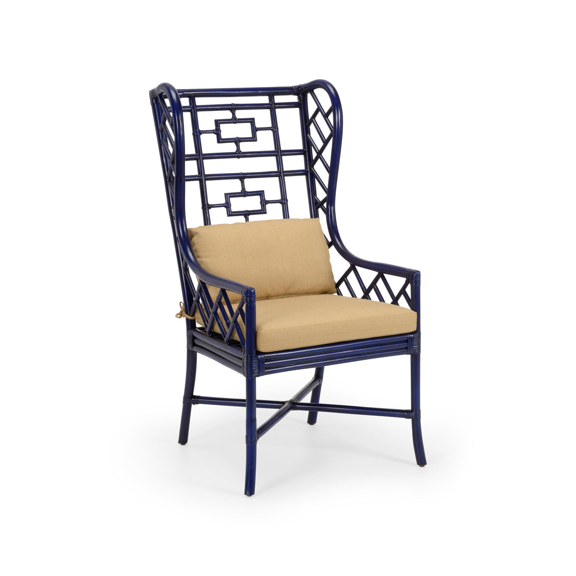 Gwyneth Wing Chair - Indigo