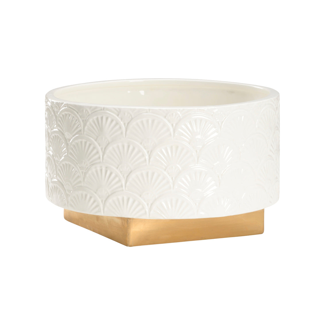 Deco Fan Cachepot (Lg)