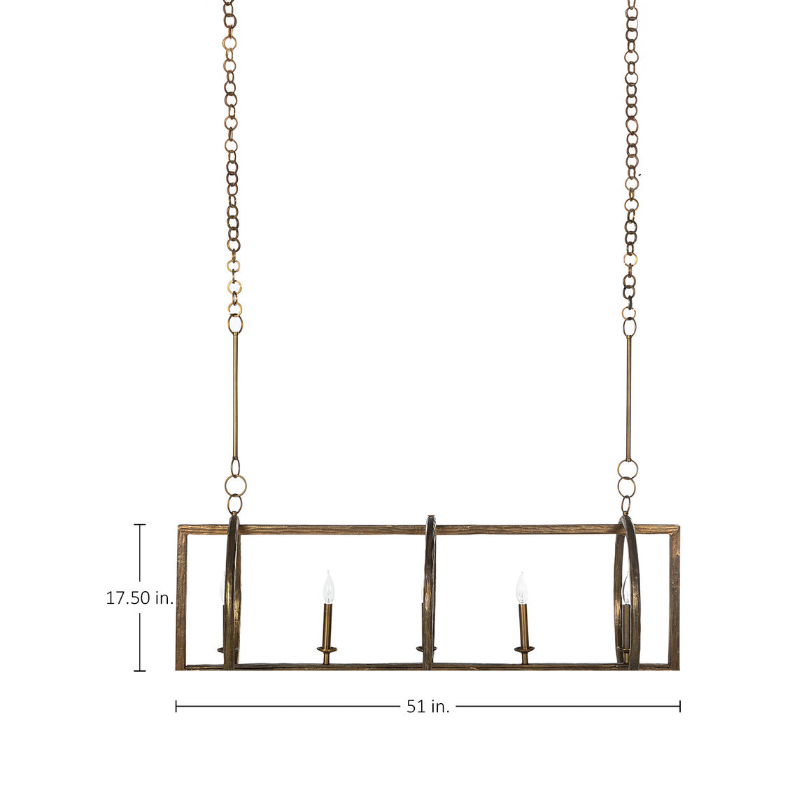 Leo Chandelier - Forged