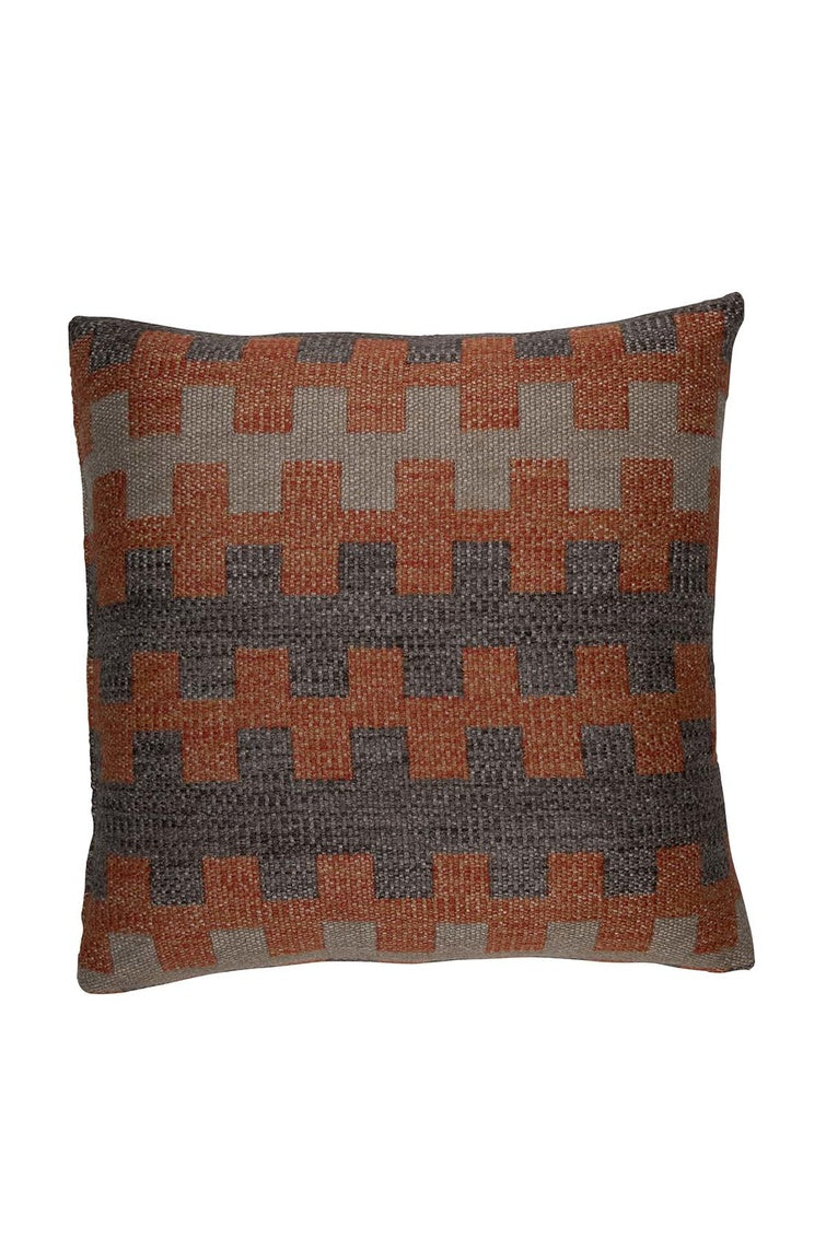 Ladder Wool Paprika Feather 22x22