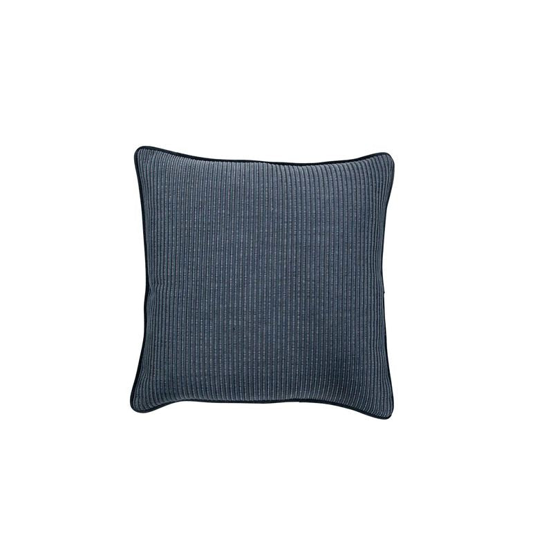 Textured Stripe MarineVelvet Spa Feather 22x22