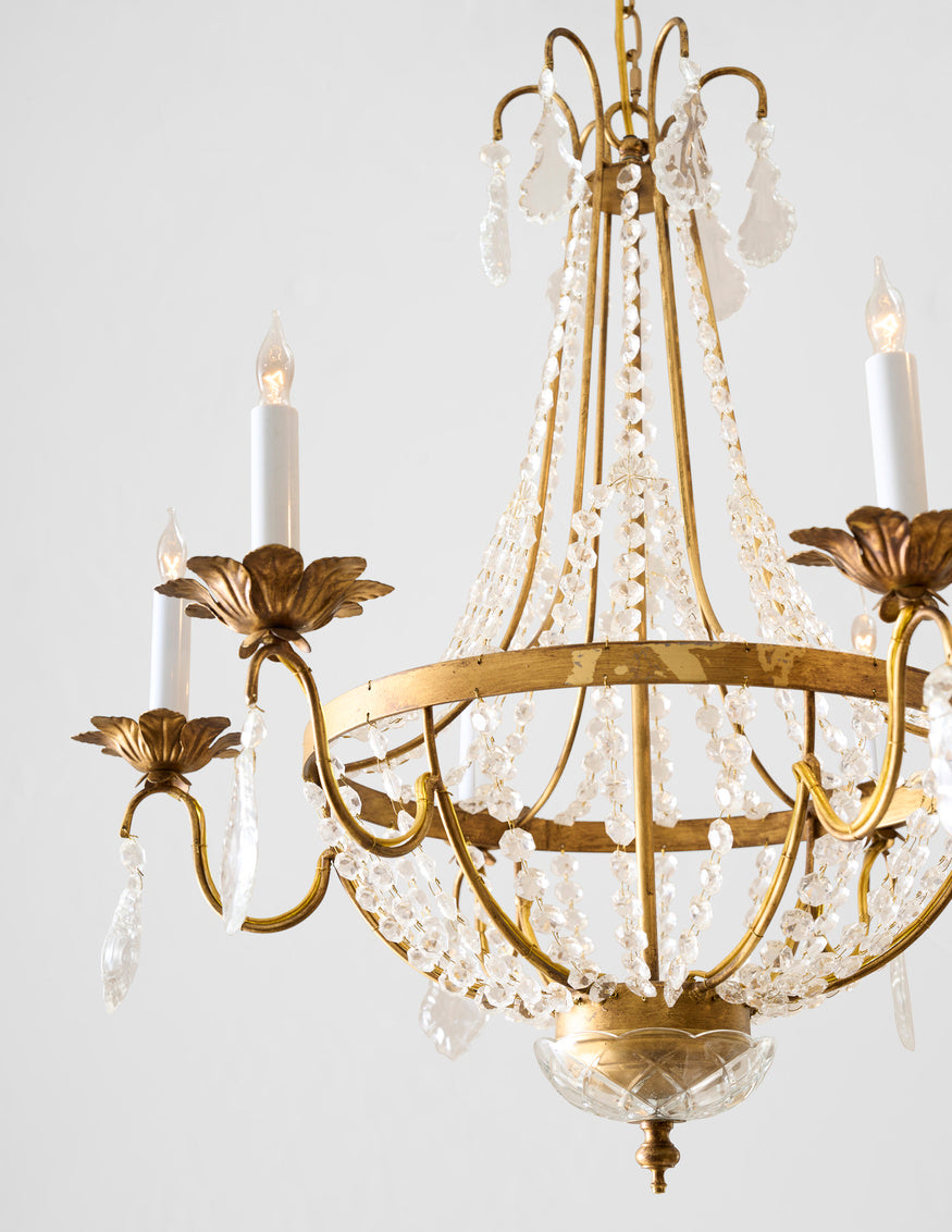 Empire Chandelier in 25.5 / Crystal - Chelsea House