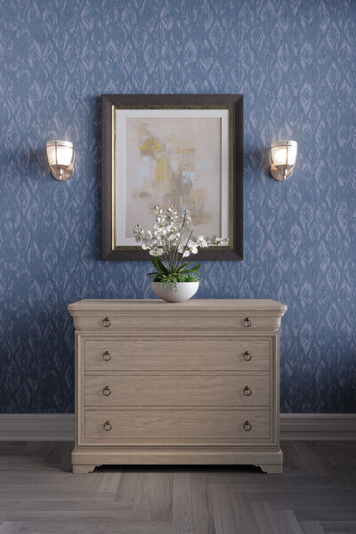 Entropy Louis Phillipe Drawer Chest - Bleached Walnut
