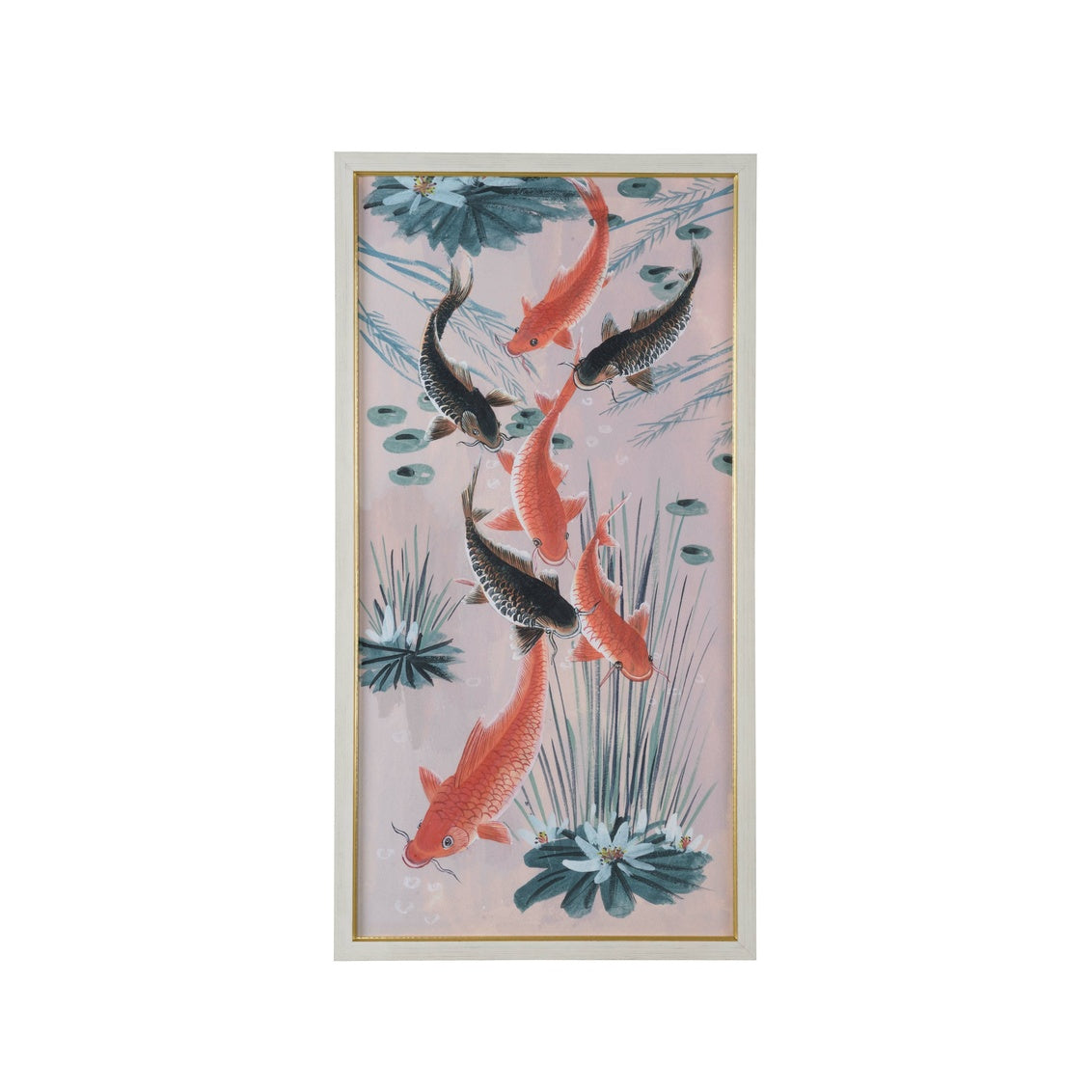 Traditional Koi Pond I in 63h x 33w x 1.25d / Giclee - Chelsea House