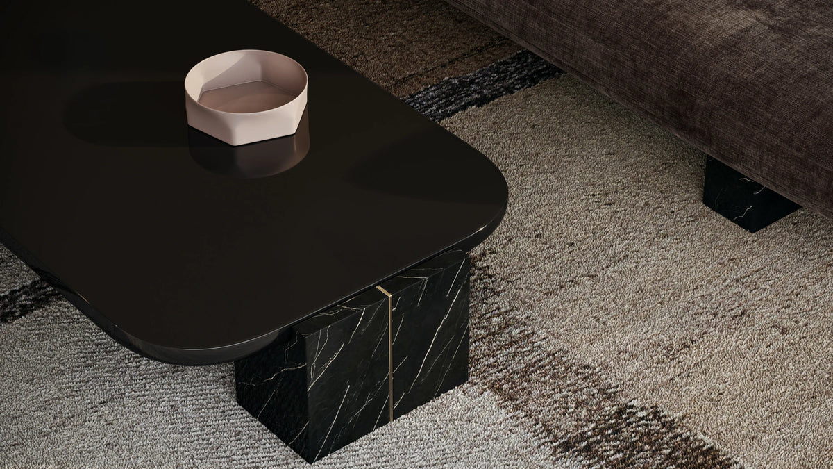 Overlap Rec Cocktail Table Dark