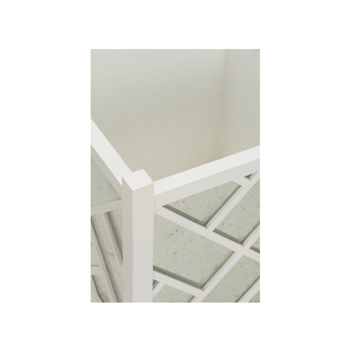 Chippendale Mirrored Fret Planter in 22.5 / Wood - Chelsea House