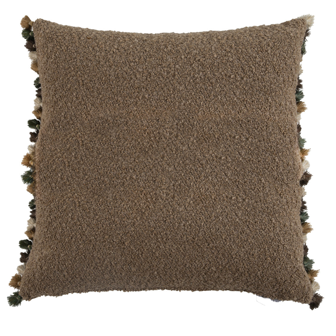 Revival CocoaPlush Chocolate Feather 18x18