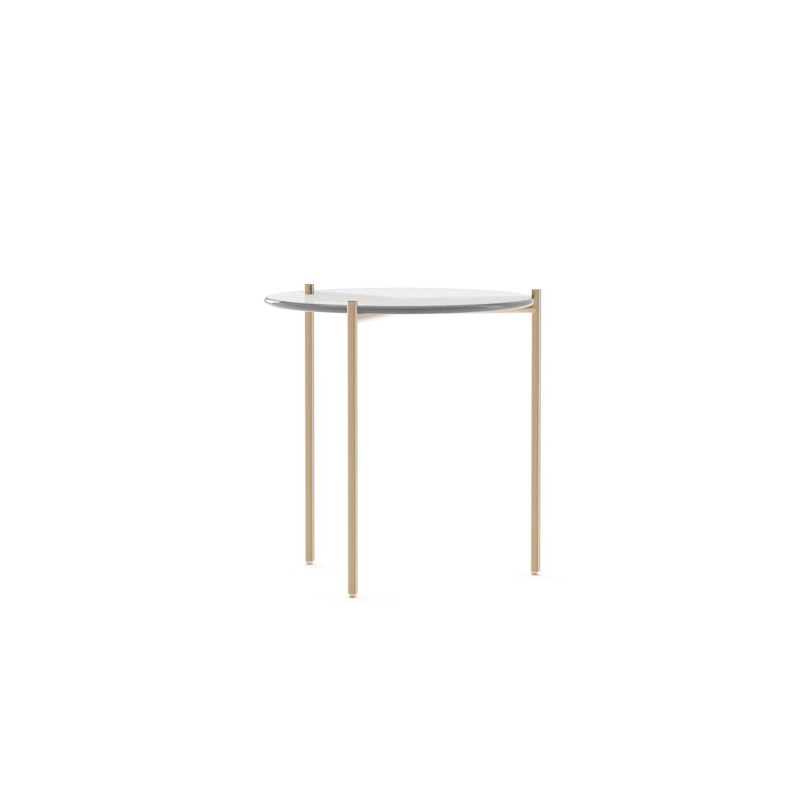Demli Clear Glass Side Table