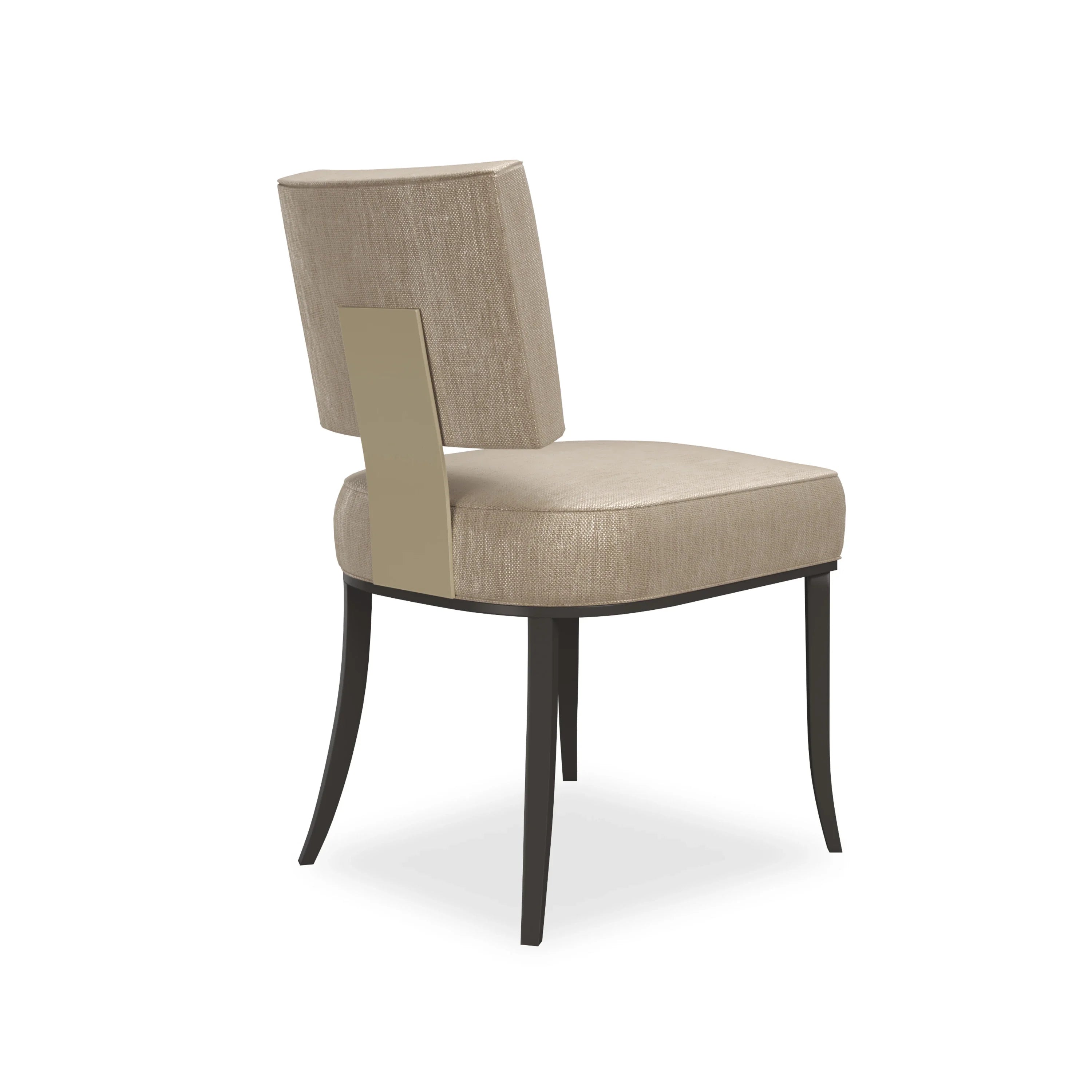 Reserved Seating Side-Oatmeal – Dining Chairs by Caracole | Sutter & Vale