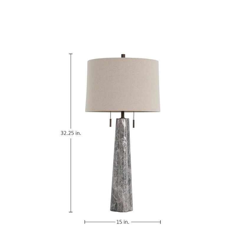 Margaret Table Lamp - Marble