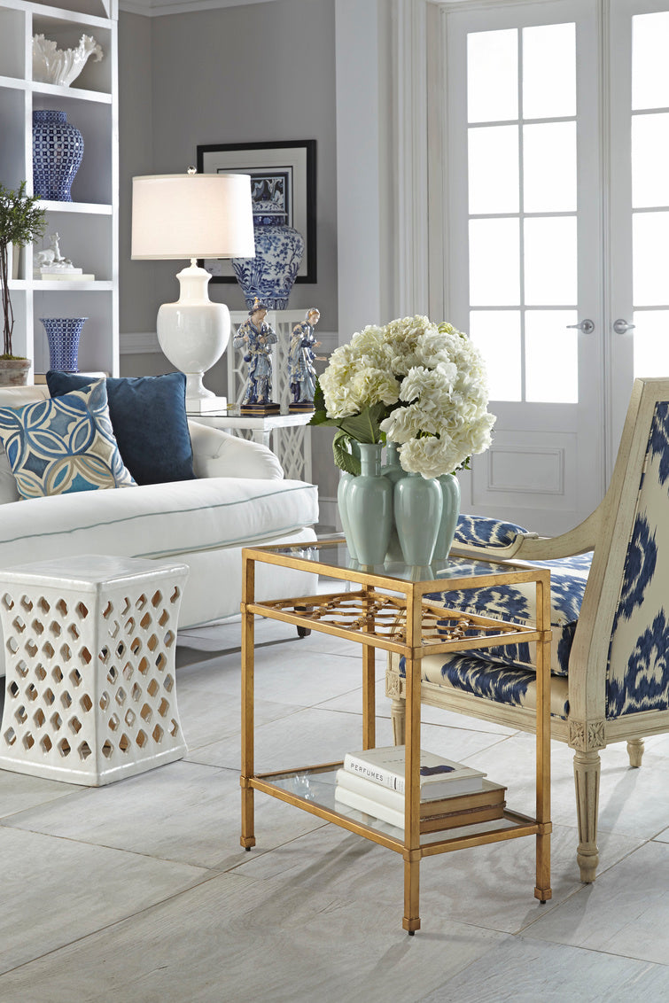 Pacific Coast Table - Gold in 23 / Metal - Chelsea House