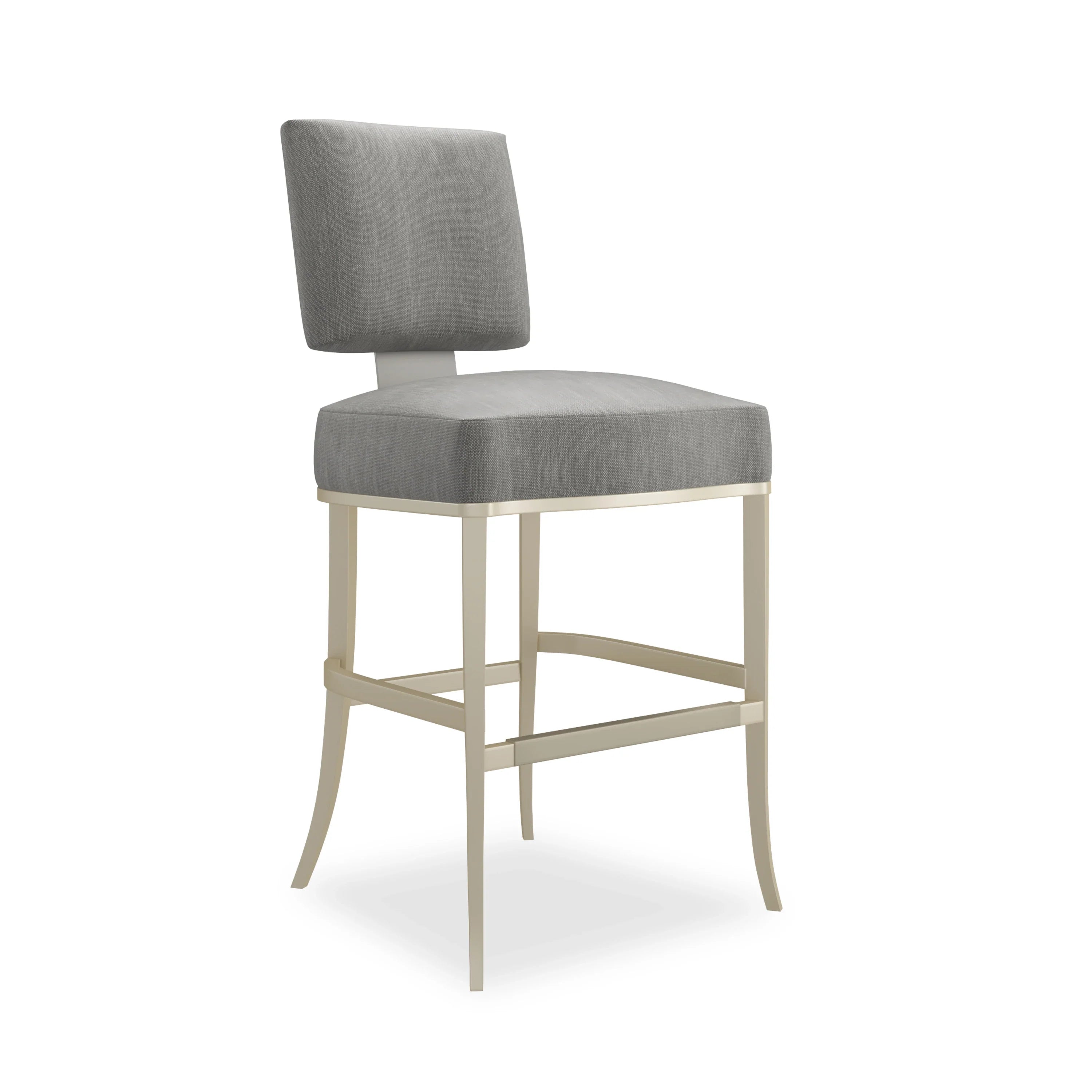 Reserved Seating Counter Stool-Pewter – Bar & Counter Stools by Caracole | Sutter & Vale